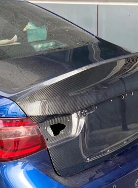 适用于Q50 Q50L Q50S改装CLS碳纤维尾箱盖行李箱盖后备箱后盖包围