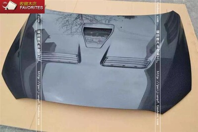 三菱Lancer Evolution EVO10代碳纤维机盖改装开孔引擎盖头盖包围