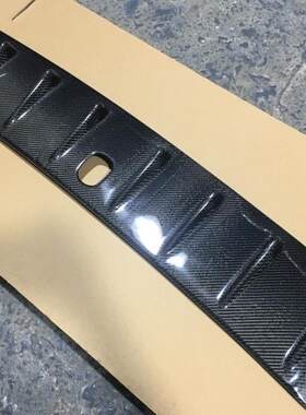 适用于三菱Lancer Evolution EVO 10代碳纤维尾翼改装鲨鱼鳍顶翼