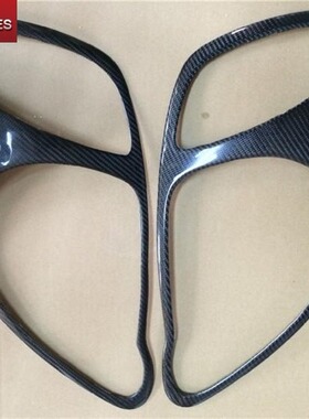 适用于丰田威姿碳纤维灯眉VITZ改装大灯罩前大灯眉贴大灯框小包围