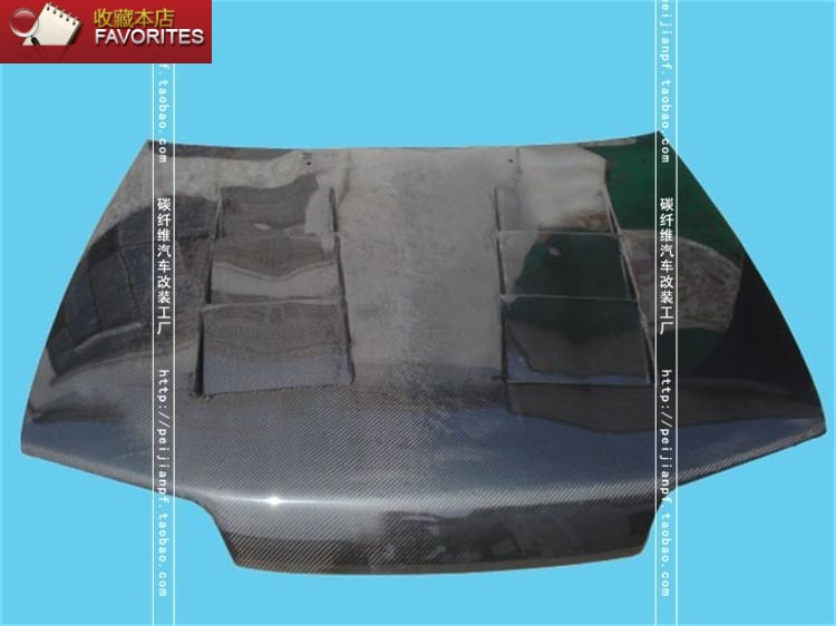 适用于日产GTR32碳纤维机盖Skyline R32改装开孔引擎盖机头盖包围