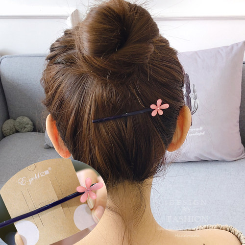 头饰韩国糖果色一字夹