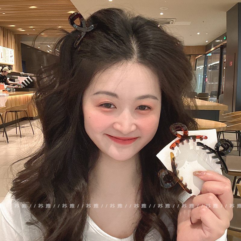 高级感气质碎发刘海小抓夹鲨鱼夹