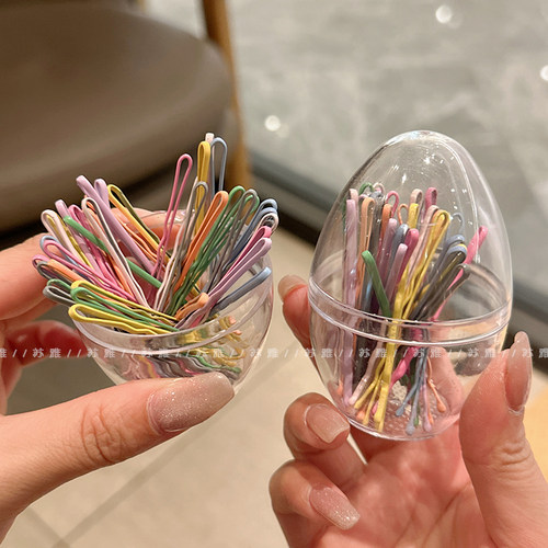 多巴胺彩色一字夹碎发刘海发夹