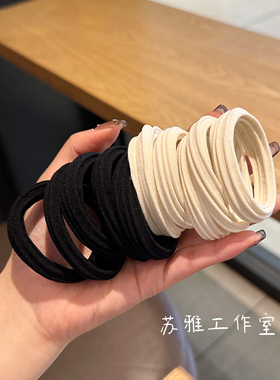 发圈女简约扎头发橡皮筋头饰高弹力耐用发绳皮套2025年新款扎头绳