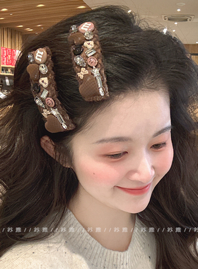 爱心蝴蝶结笑脸发夹边夹侧边刘海夹子前额碎发发卡女2025新款发饰