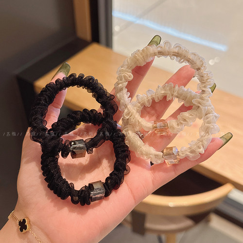 小肠发圈不伤发女耐用简约高级感