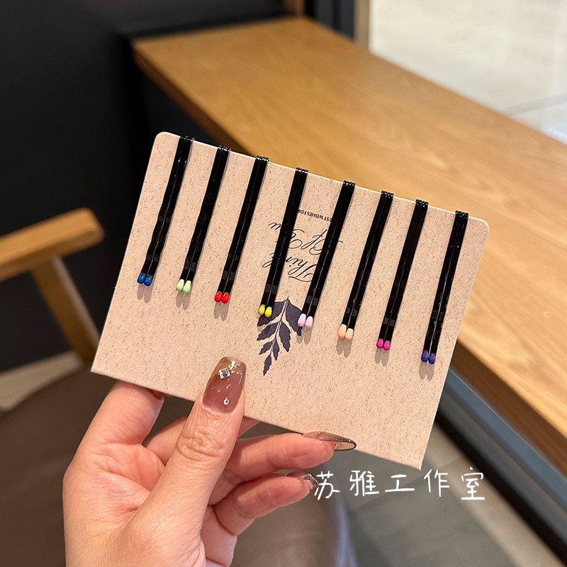 发夹少女心刘海碎发夹子