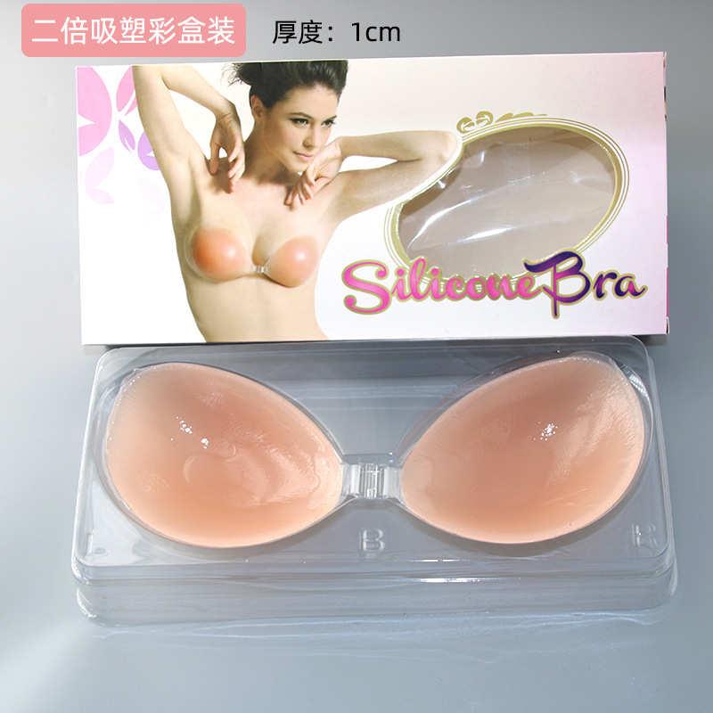 胸贴女聚拢乳贴影楼婚纱小胸隐形硅胶文胸加厚吊带裙用硅胶胸贴