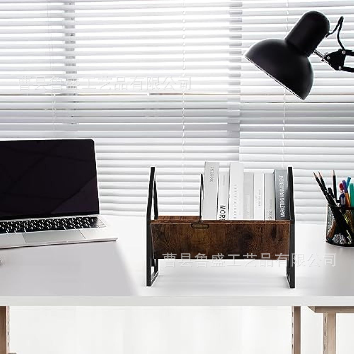 乙烯基唱片收纳架复古风格杂志书籍文件CD碟片专辑整理展示架定制