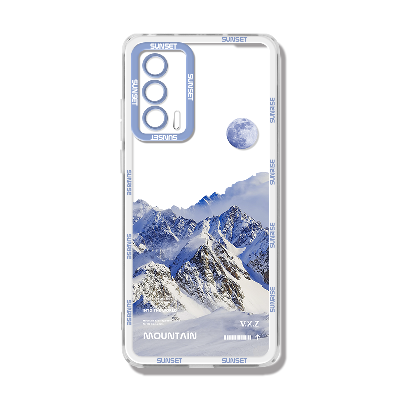 日照金山vivoiqoo8手机壳vivo新款iqoo7保护套iqooneo5透明全包防摔iq00爱酷neo网红潮牌男女8