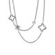 Quatrefoil Yurman Chain 项链四叶草 David 女潮流正品 Necklace