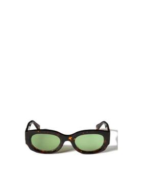 代购off-white女士太阳镜防紫外线遮光护眼抗眩光椭圆形框