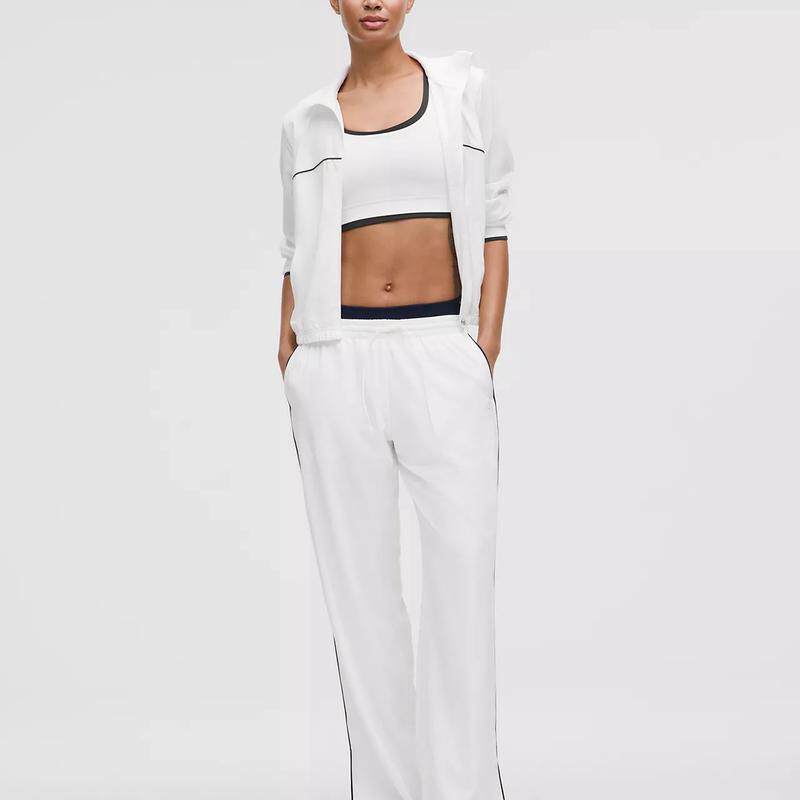 海外代购lululemon/露露乐蒙女士运动长裤宽腿直筒日常休闲