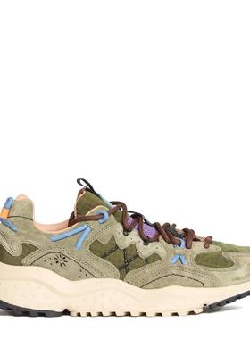 代购Flower Mountain山雾花野男士跑步鞋耐磨轻便透气缓震绿色