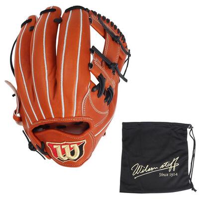 代购Wilson威尔胜男士棒球手套右投用日本製DUAL 1723型
