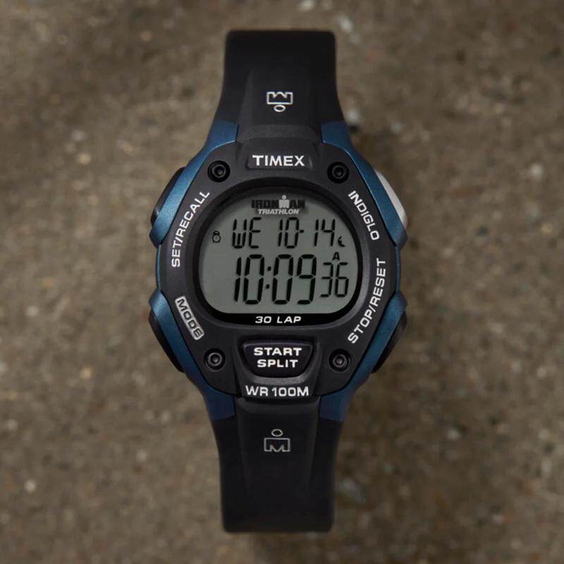 代购Timex IRONMAN Classic 天美时铁人三项限量数显运动男手表T - 实物图
