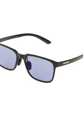 代购SWANS女士太阳镜UV防护偏光镜片抗眩光高透光方形黑色偏光