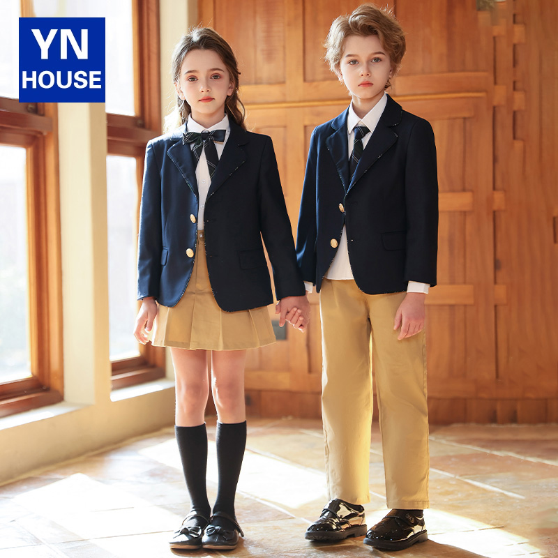 儿童校服西装英伦风小学生班服幼儿园园服贵族学校制服演出服套装