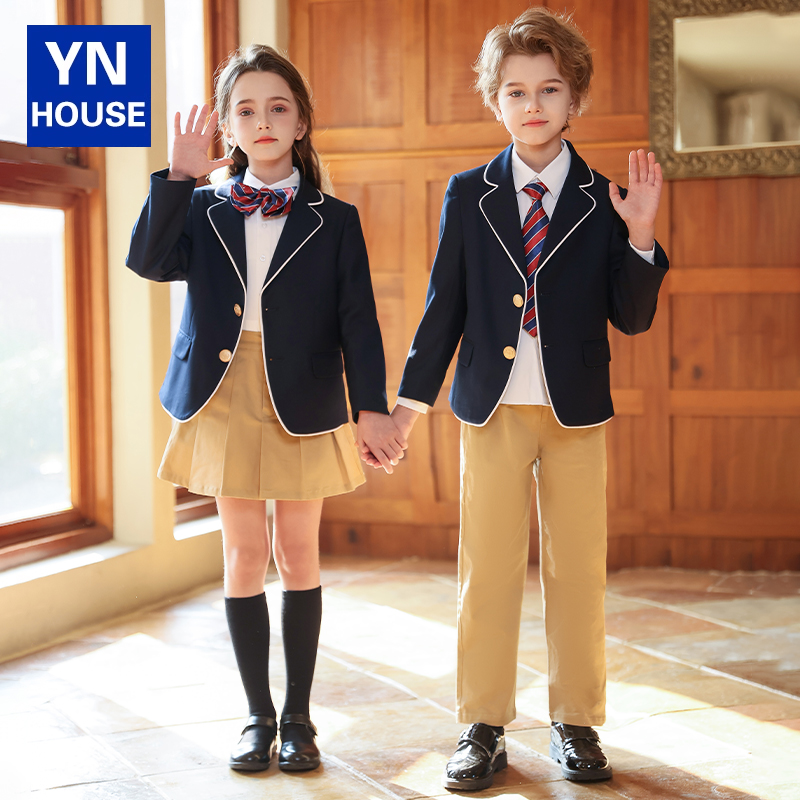 小学生班服儿童校服西装英伦学院风幼儿园园服贵族学校制服演出服