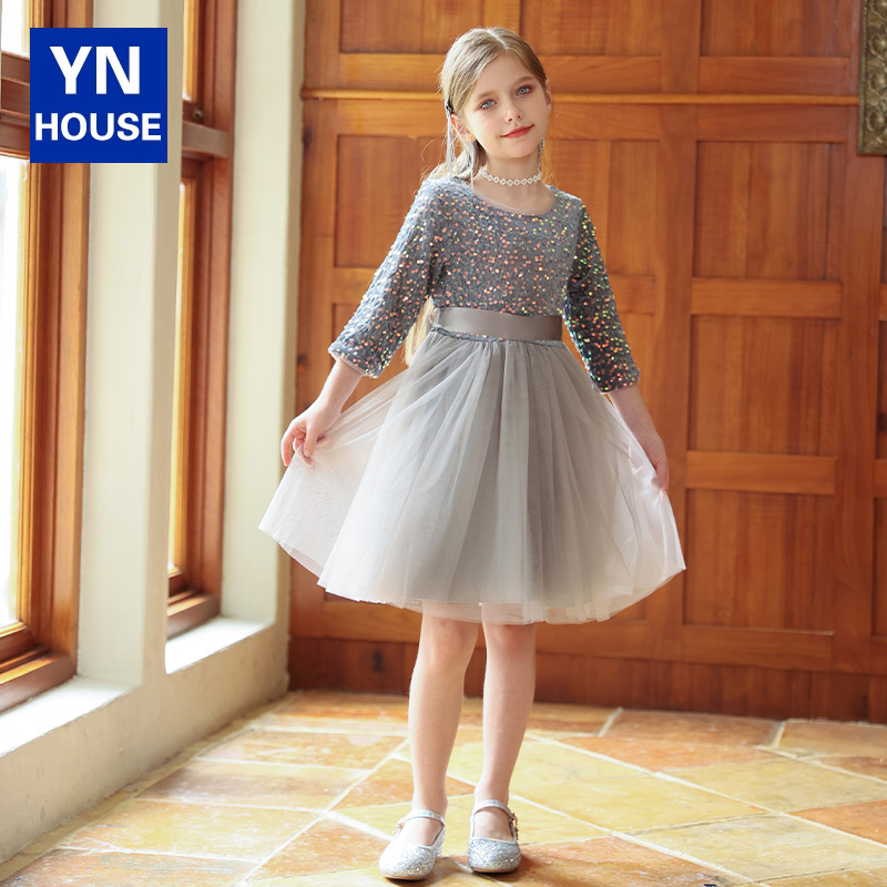 女童礼服轻奢小众钢琴演出服儿童