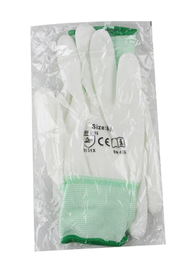 汉盾 HD-GP5013 13针涤纶白色PU涂掌透气防滑耐磨工作手套10付/打