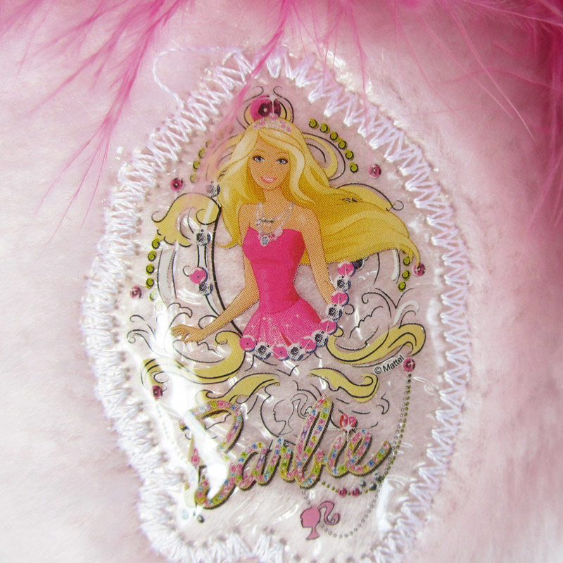 Pantoufles enfants en suède BARBIE pour hiver - Ref 1034798 Image 3