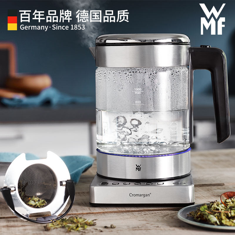 wmf福腾宝德国家用电茶壶玻璃