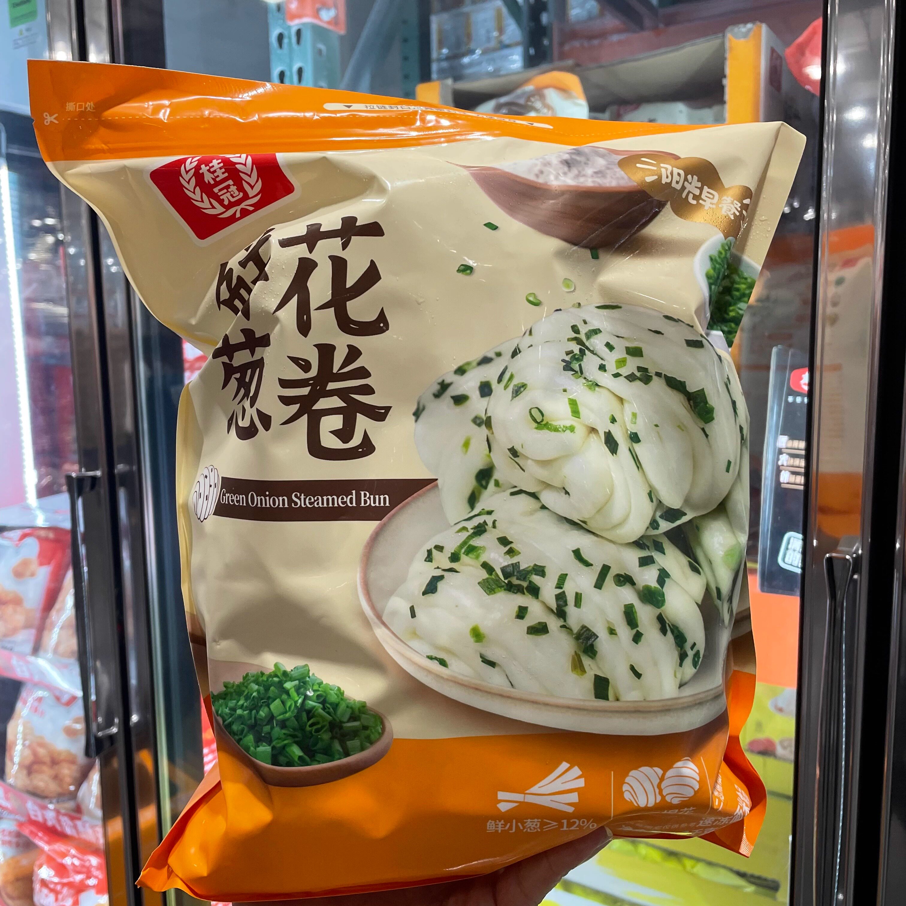 Costco开市客桂冠鲜葱花卷1200g