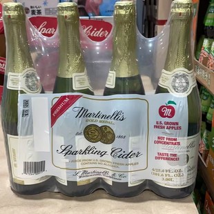 南京 開市客costco代購 馬蒂天尼MARTINELLI 瓶 蘋果汁汽水750ml