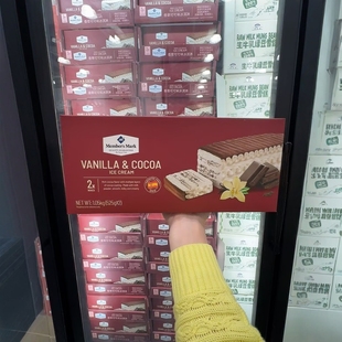 南京 525g 香草可可味冰淇淋千层雪1.05kg 顺丰配送 山姆代购