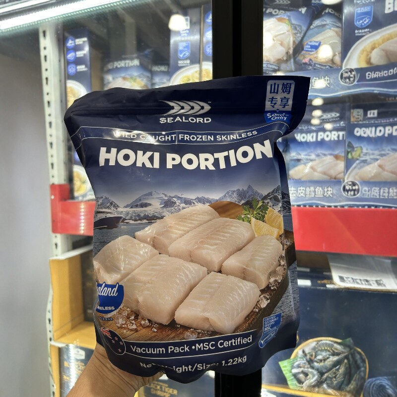 山姆新西兰海捕去皮鳕鱼块1.22kg