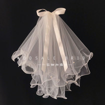 Original new Pearl head dress Korean wedding bride white wedding dress travel photo shoot photo modeling head dress