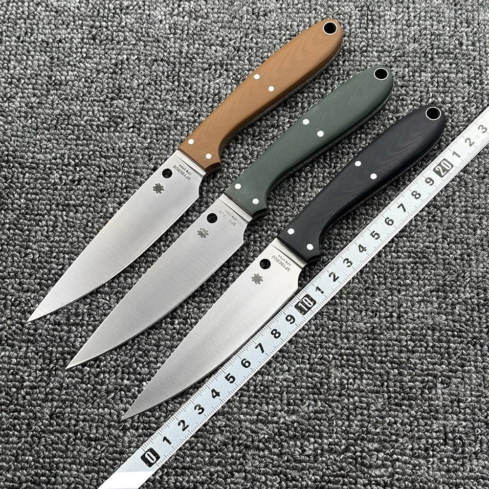 蜘蛛 FB37直刀高硬度厨房家用户外露营多功能便携式工具刀