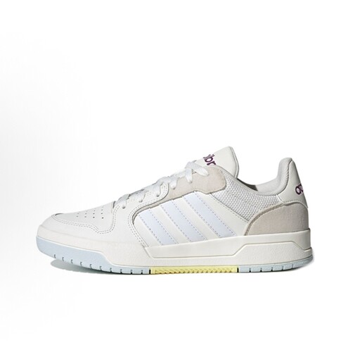 adidas 板鞋防滑耐磨舒适透气复古运动防水美式篮球风校园风 白灰
