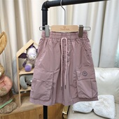 Y238粉色短裤