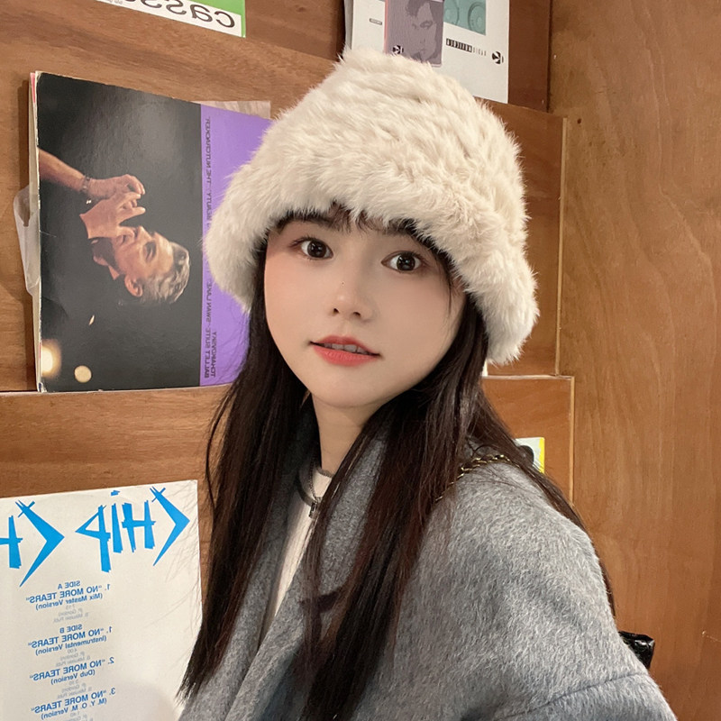 新款升级版真兔毛皮草盆帽毛绒帽子女冬季加厚保暖防寒包头毛线帽,服饰配件/皮带/帽子/围巾,帽子,淘宝优惠券,粉丝福利购,淘宝优惠卷