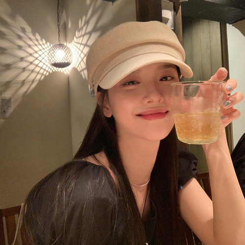 博主同款时尚洋气报童帽女
