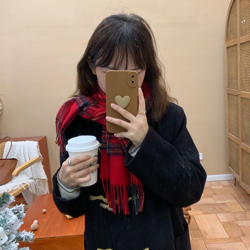 Deepsea深海 经典苏格兰格子围巾100%纯羊毛圣诞红色围巾男女冬季,服饰配件/皮带/帽子/围巾,围巾/丝巾/披肩,淘宝优惠券,粉丝福利购,淘宝优惠卷