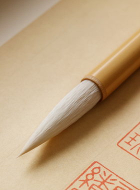 光锋小篆毛笔 羊兼毫楷书中楷行草隶书篆书笔铎山碑吴让之李阳冰