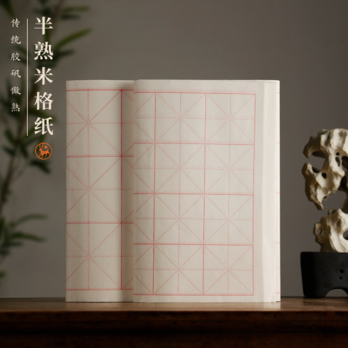 四宝堂米格纸半生熟练字