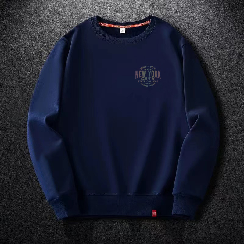 法国公鸡卫衣男2025新款春秋季潮牌宽松纯棉圆领长袖无帽套头外套