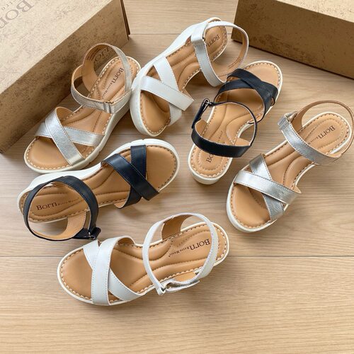 born博仁复古女士新款时尚休闲鞋日常女士凉鞋日常百搭款