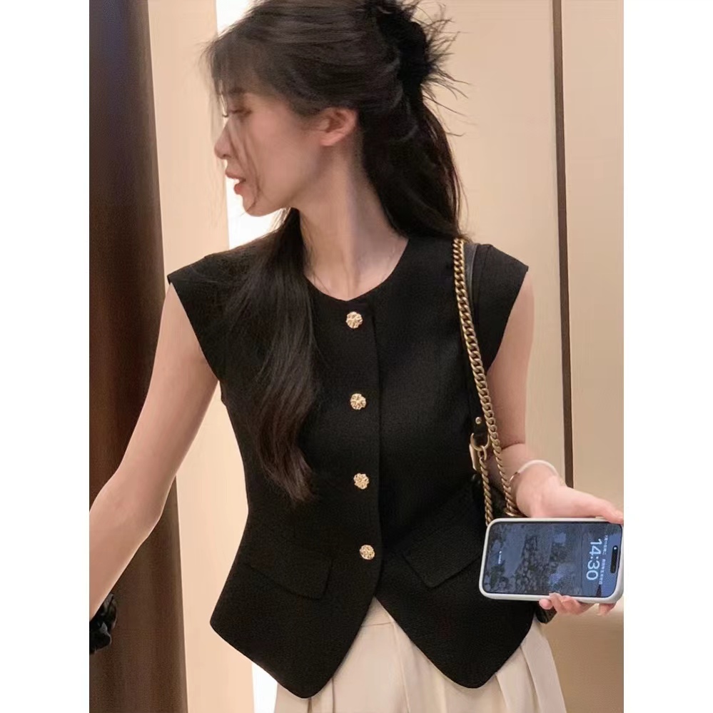 气质外搭背心小众上衣潮女ins