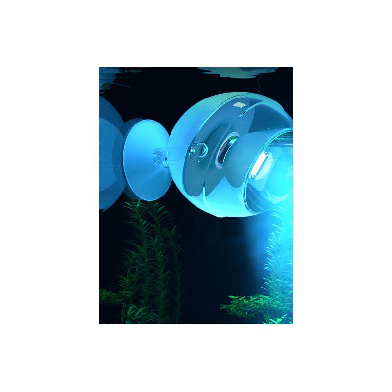 鱼缸灯小夜灯ed射灯防止龙鱼掉眼夜明珠遥控七彩变色舞台潜水射灯