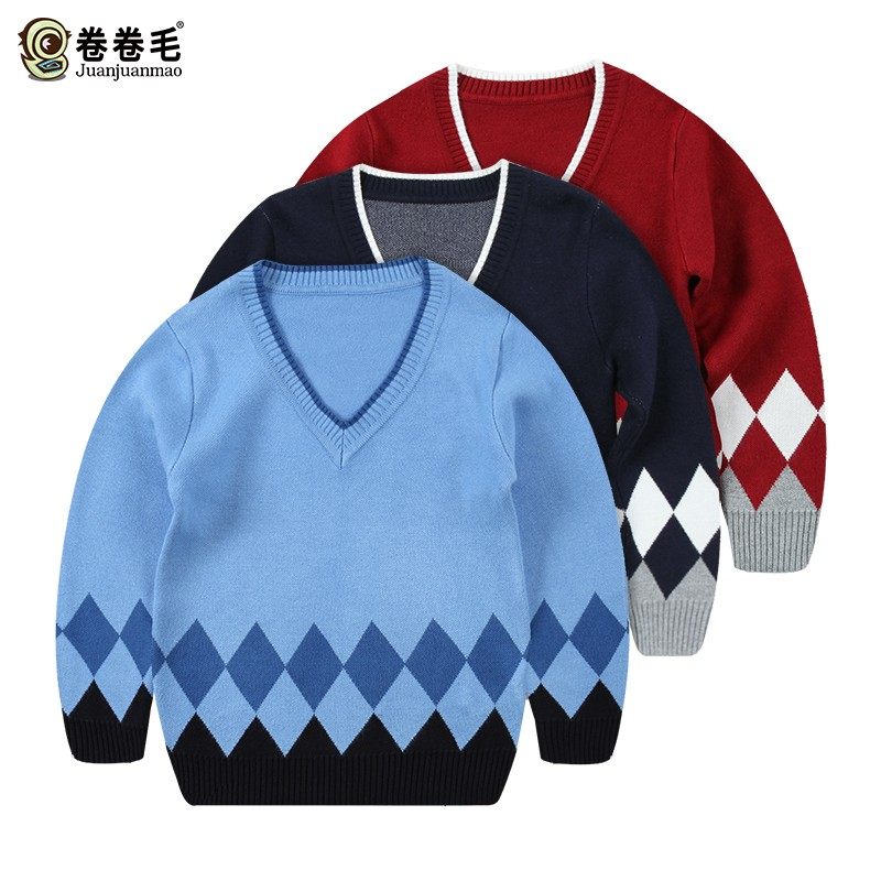 卷卷毛男童女童装英伦学院风中小学生校服长袖园服春秋季毛衣班服,童装/婴儿装/亲子装,毛衣/针织衫,淘宝优惠券,粉丝福利购,淘宝优惠卷