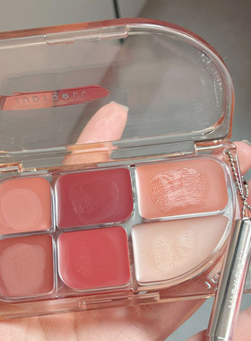 新品Judydoll橘朵六色唇膏盘镜面唇釉口红显白清水光裸持久不掉色