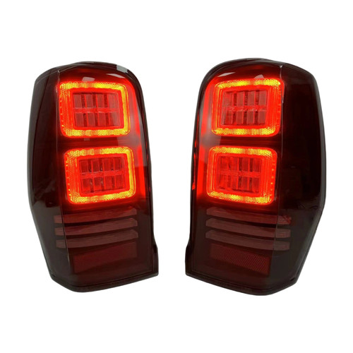 适用于19-21款三菱TRITON L200 尾灯总成改装全LED尾灯