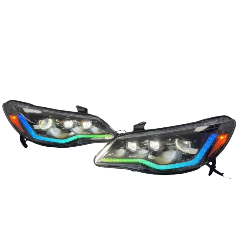 适用于本田思铭大灯总成思域FD2改装LED激光透镜大灯日行灯转向灯