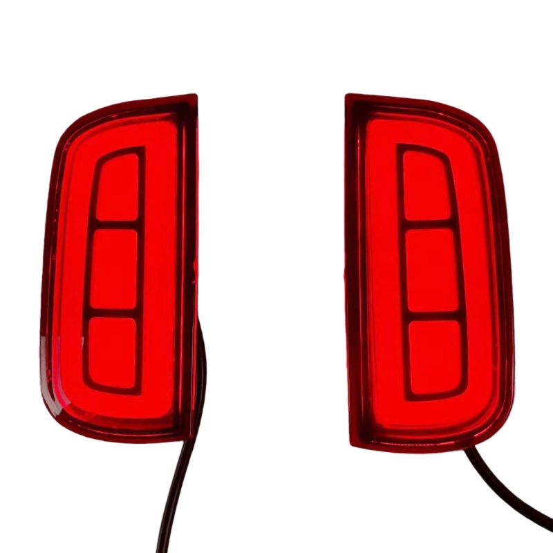 适用于16-21款本田思域后杠灯十代思域改装LED后刹车灯领航灯流光